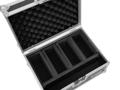 Roadinger Flightcase EC-4AC 4x AKKU Flat Light Serie – Ansicht 4