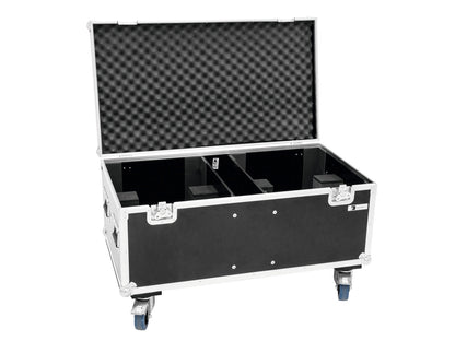 Roadinger Flightcase 2x THA-250F mit Rollen