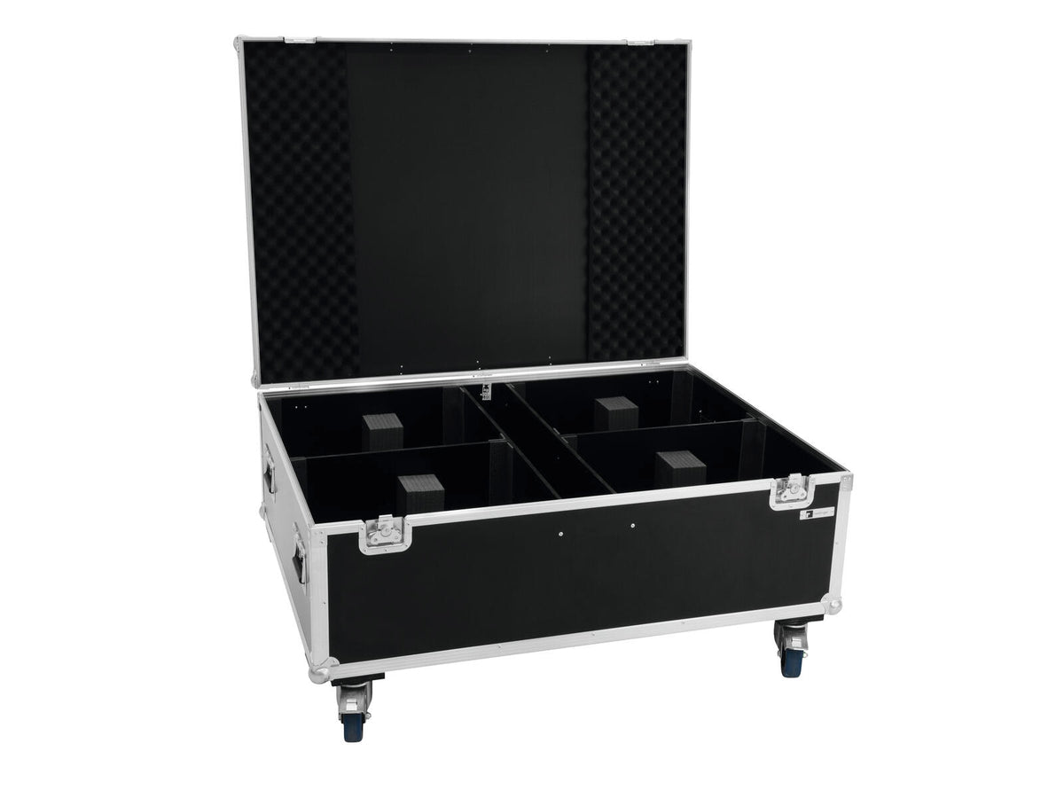 Roadinger Flightcase 4x THA-250F mit Rollen