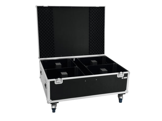 Roadinger Flightcase 4x THA-250F mit Rollen