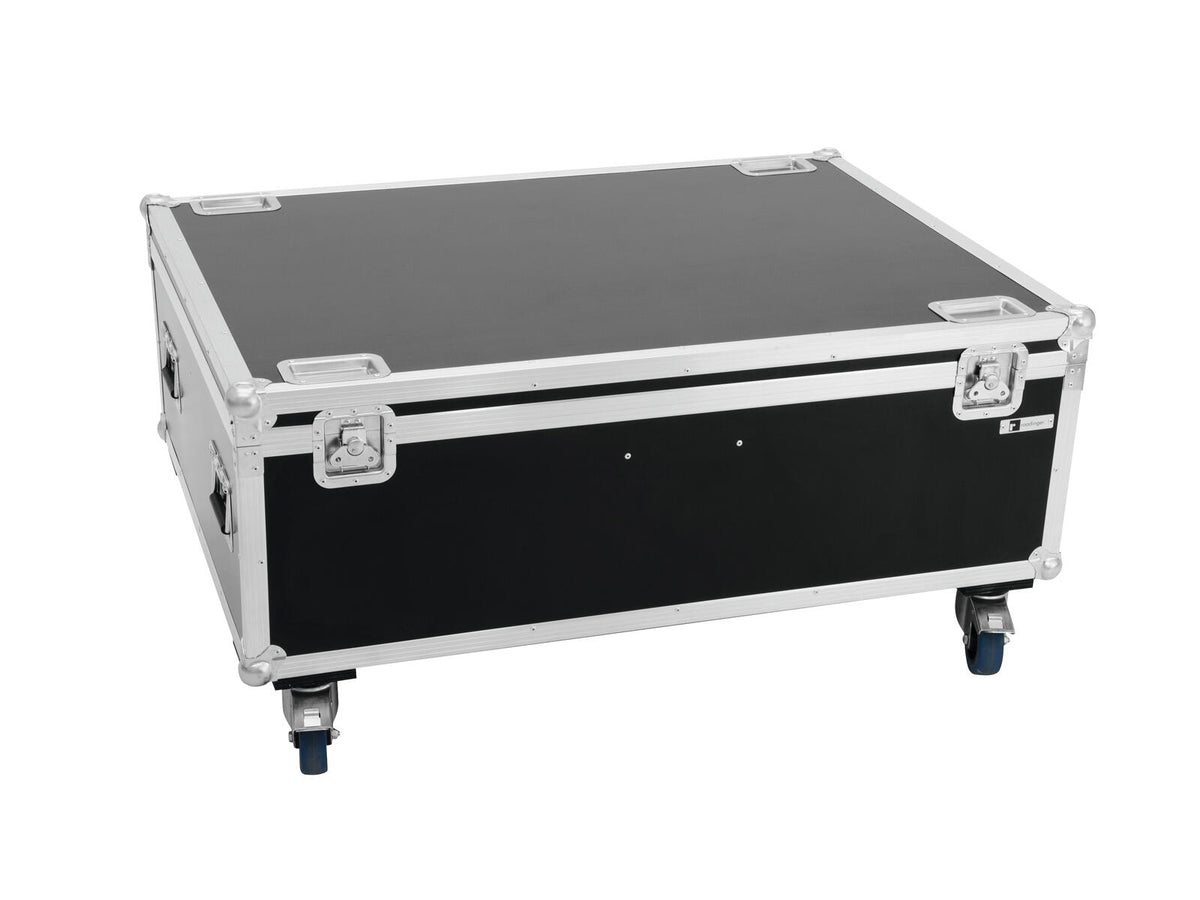 Roadinger Flightcase 4x THA-250F mit Rollen – Ansicht 2