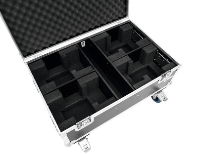 Roadinger Flightcase 4x THA-40 PC mit Rollen – Ansicht 4