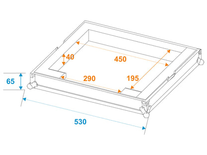Roadinger Flightcase DMX Move Bigfoot – Ansicht 5