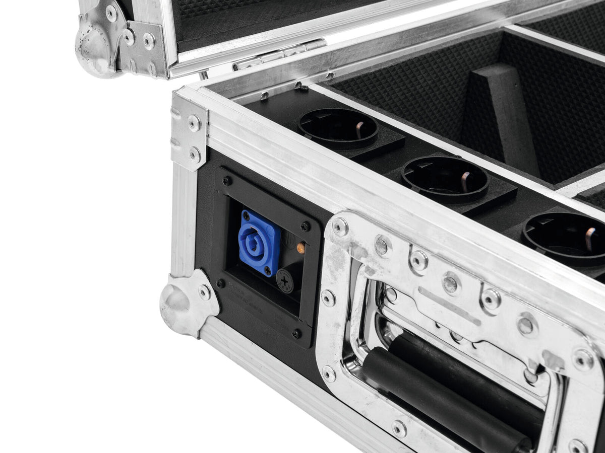Roadinger Flightcase 4x AKKU TL-3 Trusslight QuickDMX mit Ladefunktion – Ansicht 5