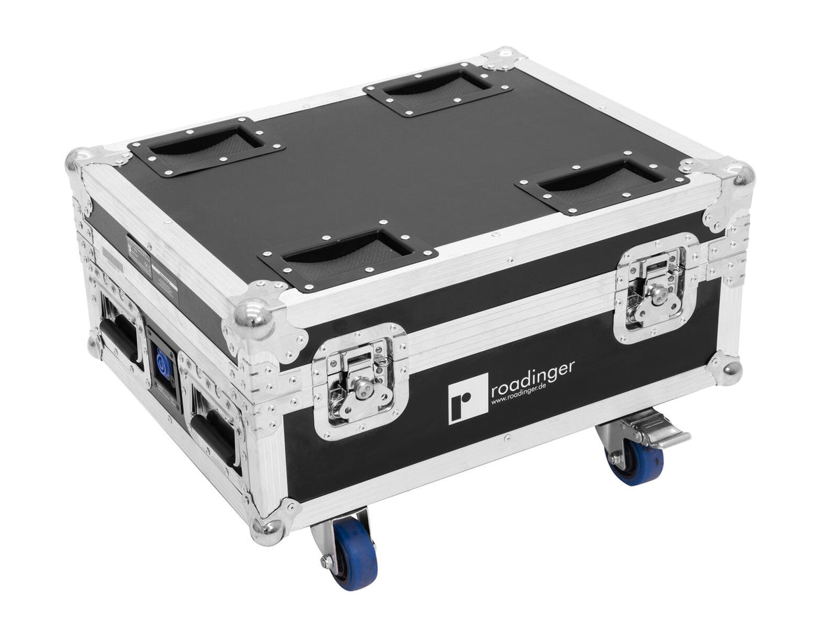 Roadinger Flightcase 4x AKKU IP UP-4 QuickDMX mit Ladefunktion – Ansicht 2