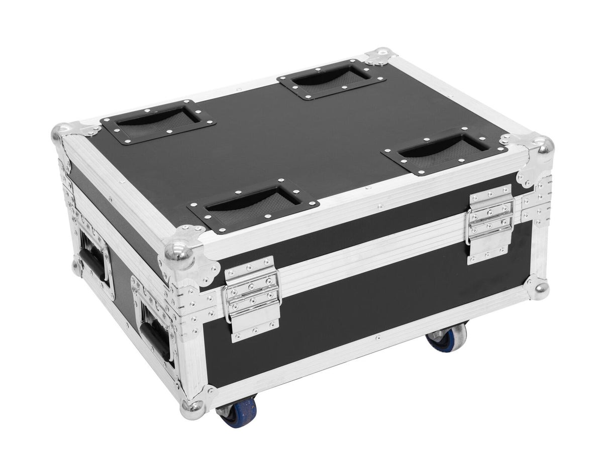 Roadinger Flightcase 4x AKKU IP UP-4 QuickDMX mit Ladefunktion – Ansicht 3