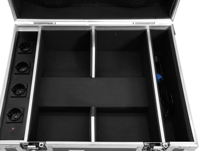 Roadinger Flightcase 4x AKKU IP UP-4 QuickDMX mit Ladefunktion – Ansicht 4