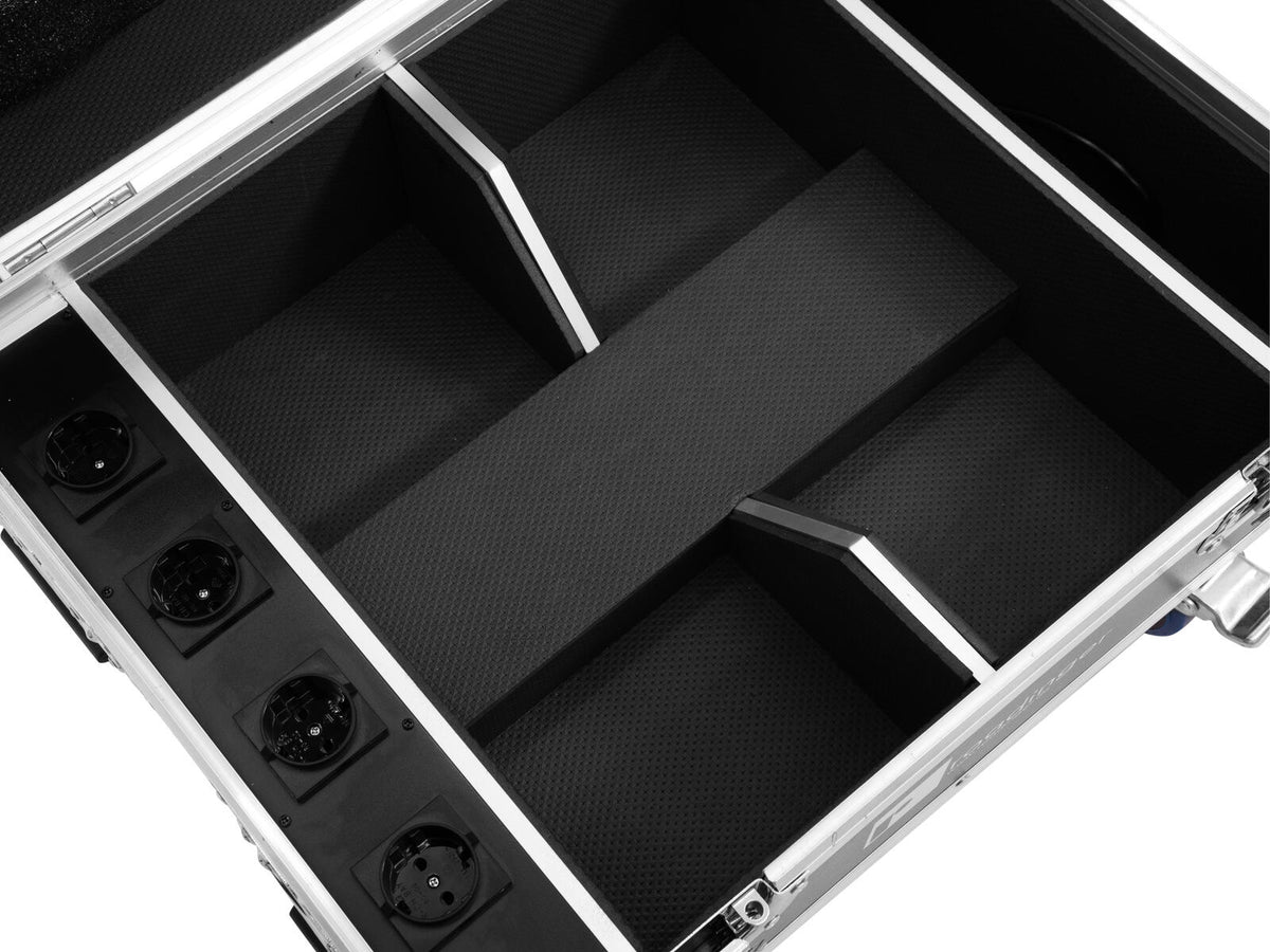 Roadinger Flightcase 4x AKKU IP UP-4 QuickDMX mit Ladefunktion – Ansicht 5