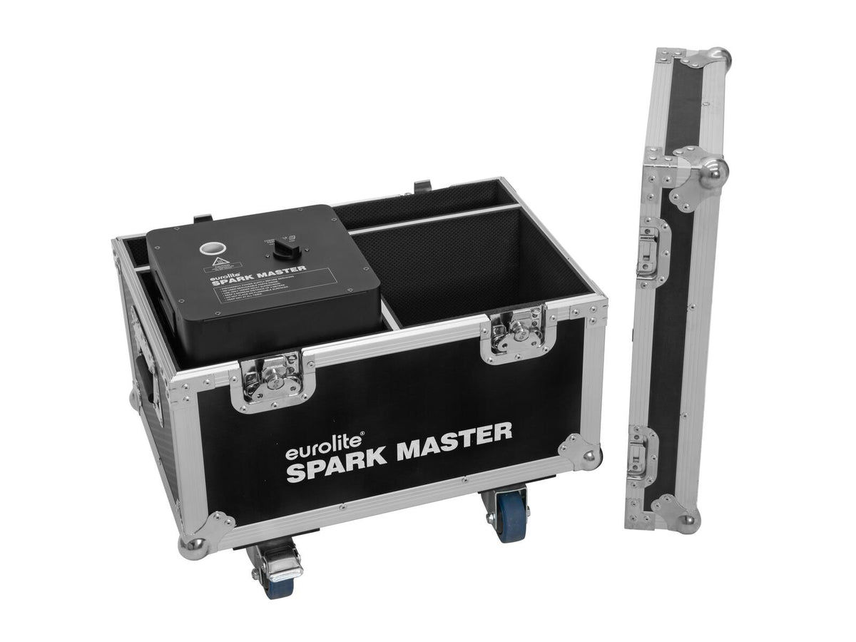Roadinger Flightcase 2x Spark Master mit Rollen – Ansicht 3