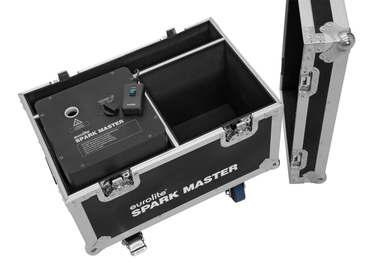 Roadinger Flightcase 2x Spark Master mit Rollen – Ansicht 5