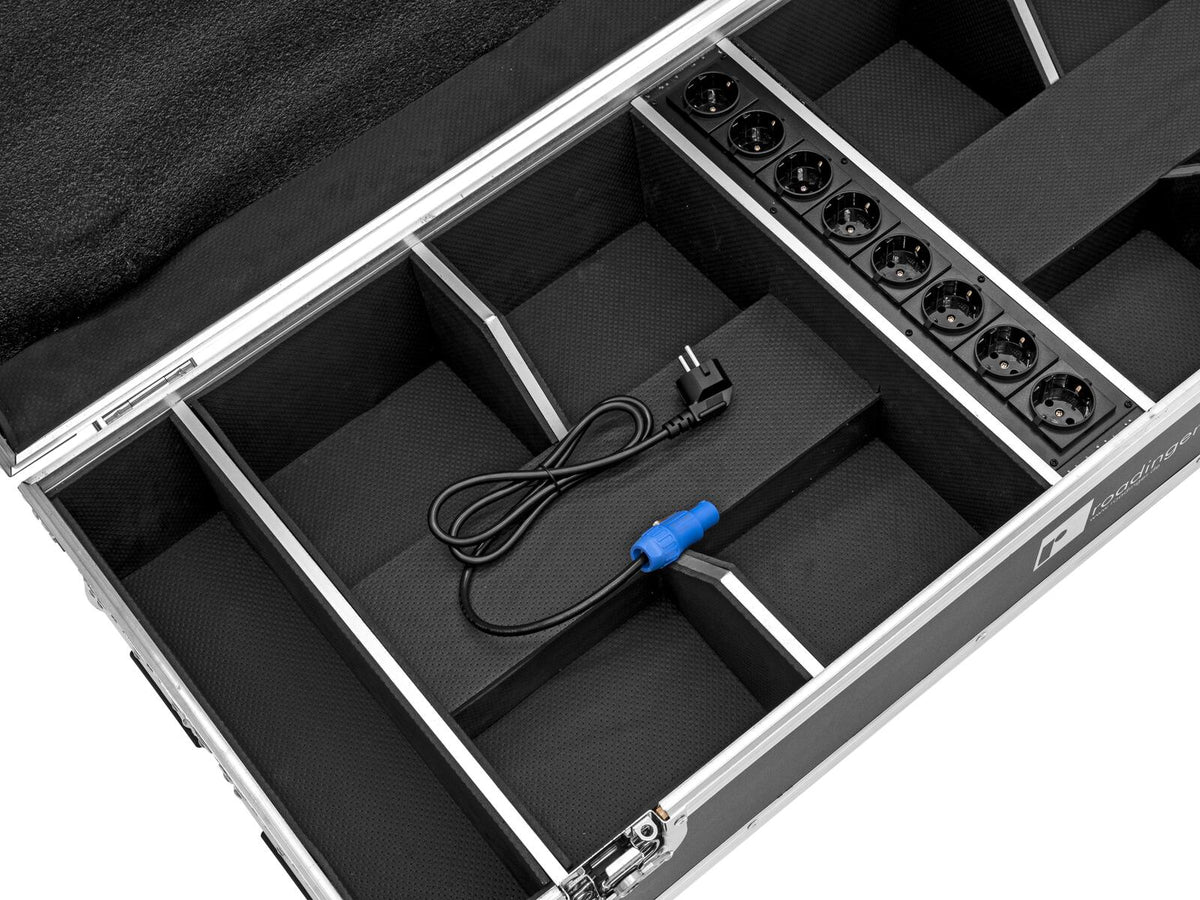 Roadinger Flightcase 8x AKKU IP UP-4 QuickDMX mit Ladefunktion – Ansicht 4