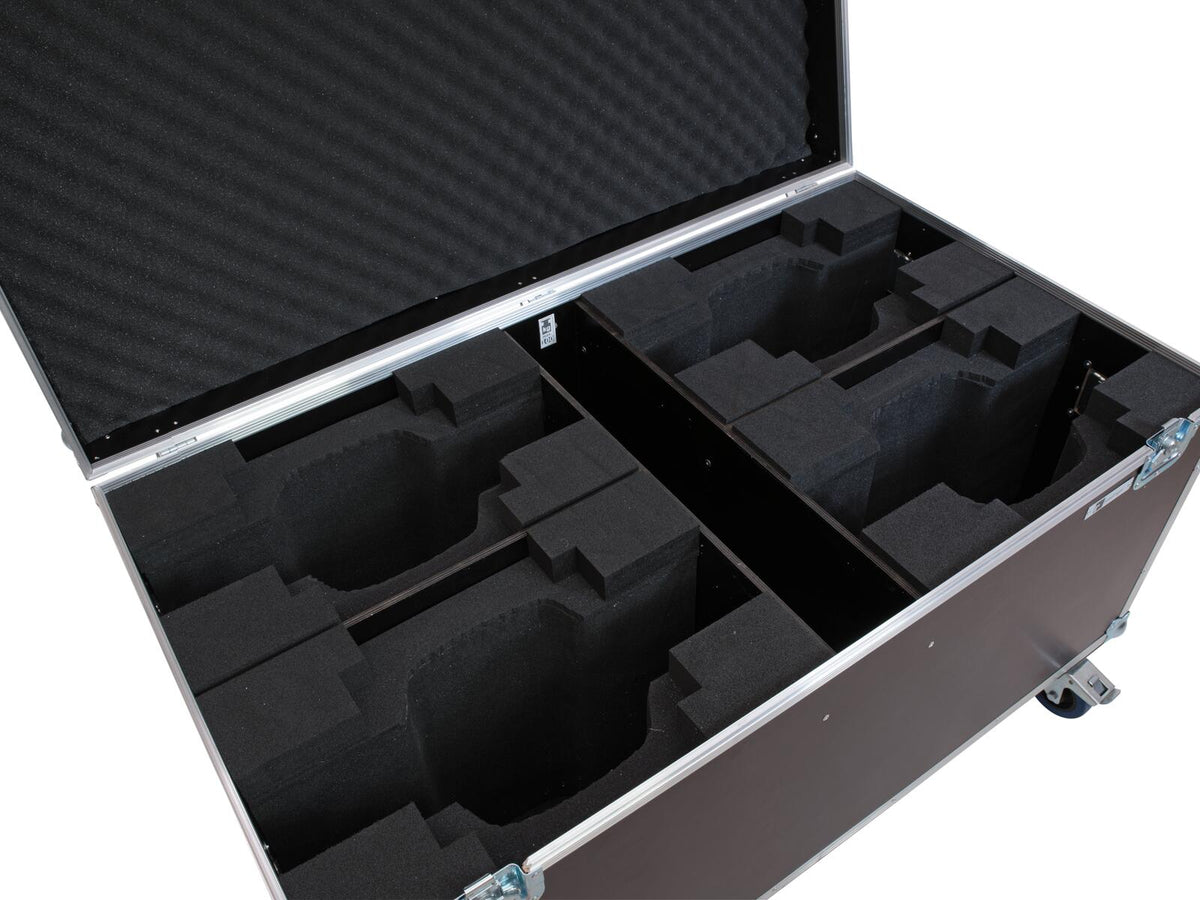 Roadinger Flightcase 4x LED TMH-X10 – Ansicht 4