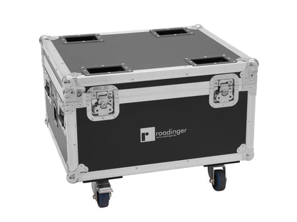 Roadinger Flightcase 4x AKKU IP PAR 7 QCL WDMX mit Ladefunktion – Ansicht 2