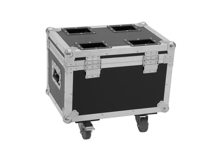 Roadinger Flightcase 4x LED TMH-13/17/S30/W36 mit Rollen – Ansicht 3