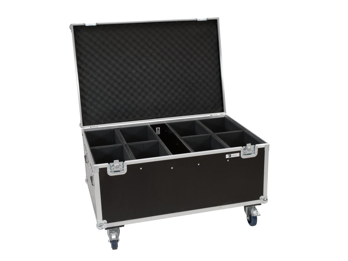Roadinger Flightcase 8x LED IP PAR 12x8W QCL/12x9W SQL Spot mit Rollen