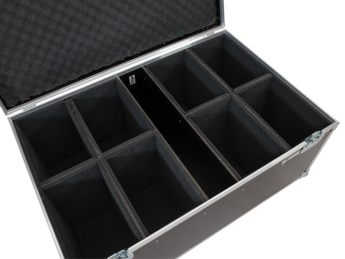 Roadinger Flightcase 8x LED IP PAR 12x8W QCL/12x9W SQL Spot mit Rollen – Ansicht 4