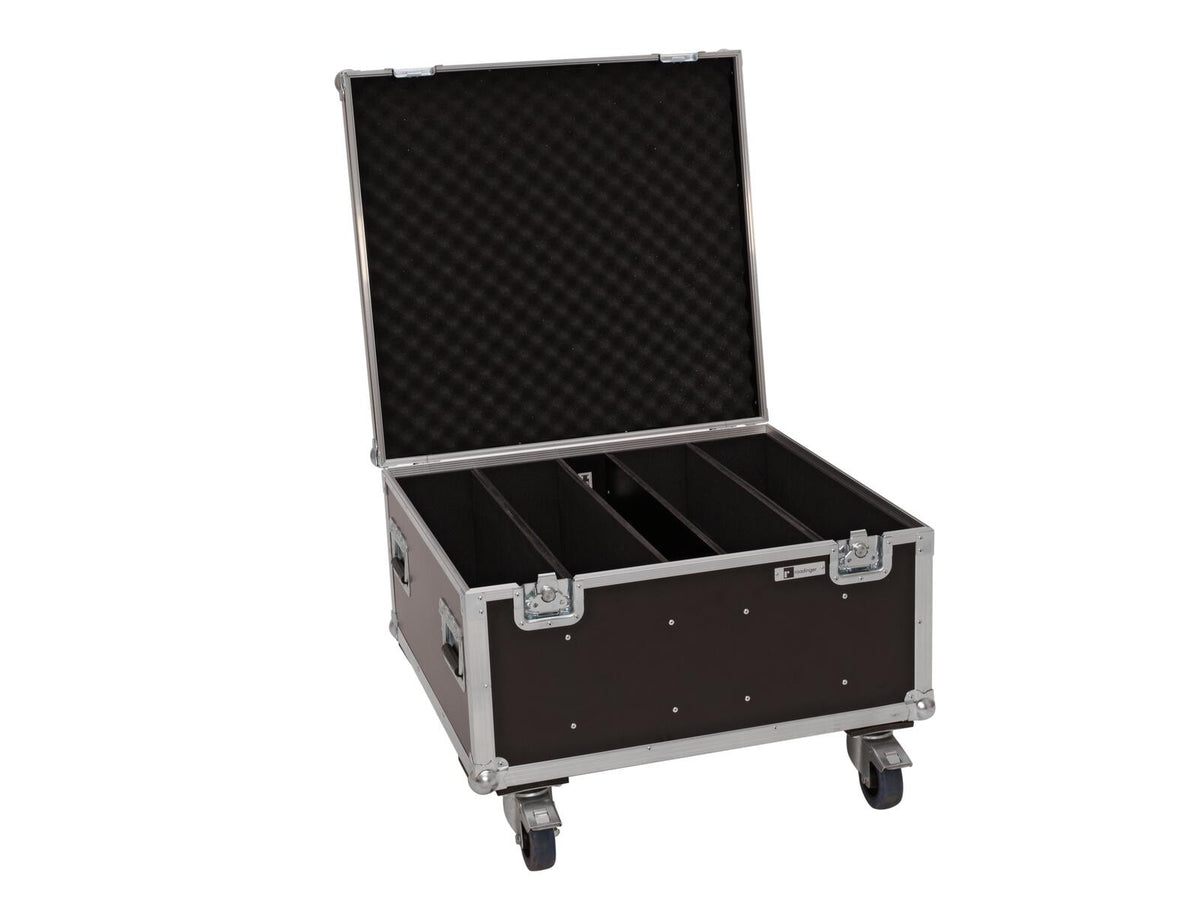Roadinger Flightcase 4x LED PLL-480 mit Rollen