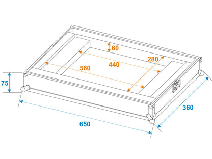 Roadinger Flightcase FT-100 – Ansicht 7