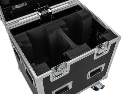Roadinger Flightcase 2x DMB-100 LED mit Rollen – Ansicht 4