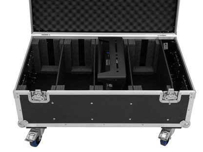 Roadinger Flightcase 4x LED PMB-4 COB QCL mit Rollen – Ansicht 4