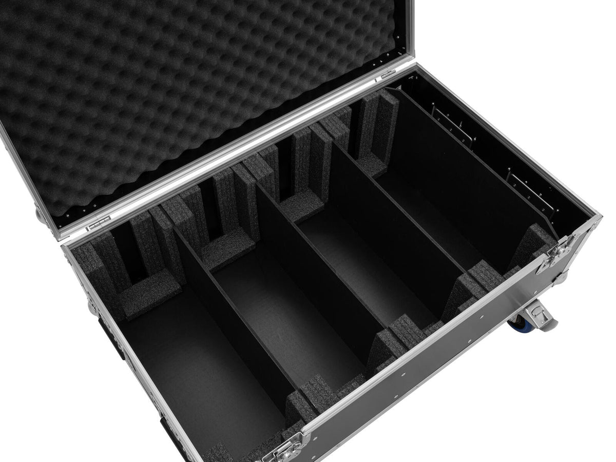 Roadinger Flightcase 4x LED PMB-4 COB QCL mit Rollen – Ansicht 5