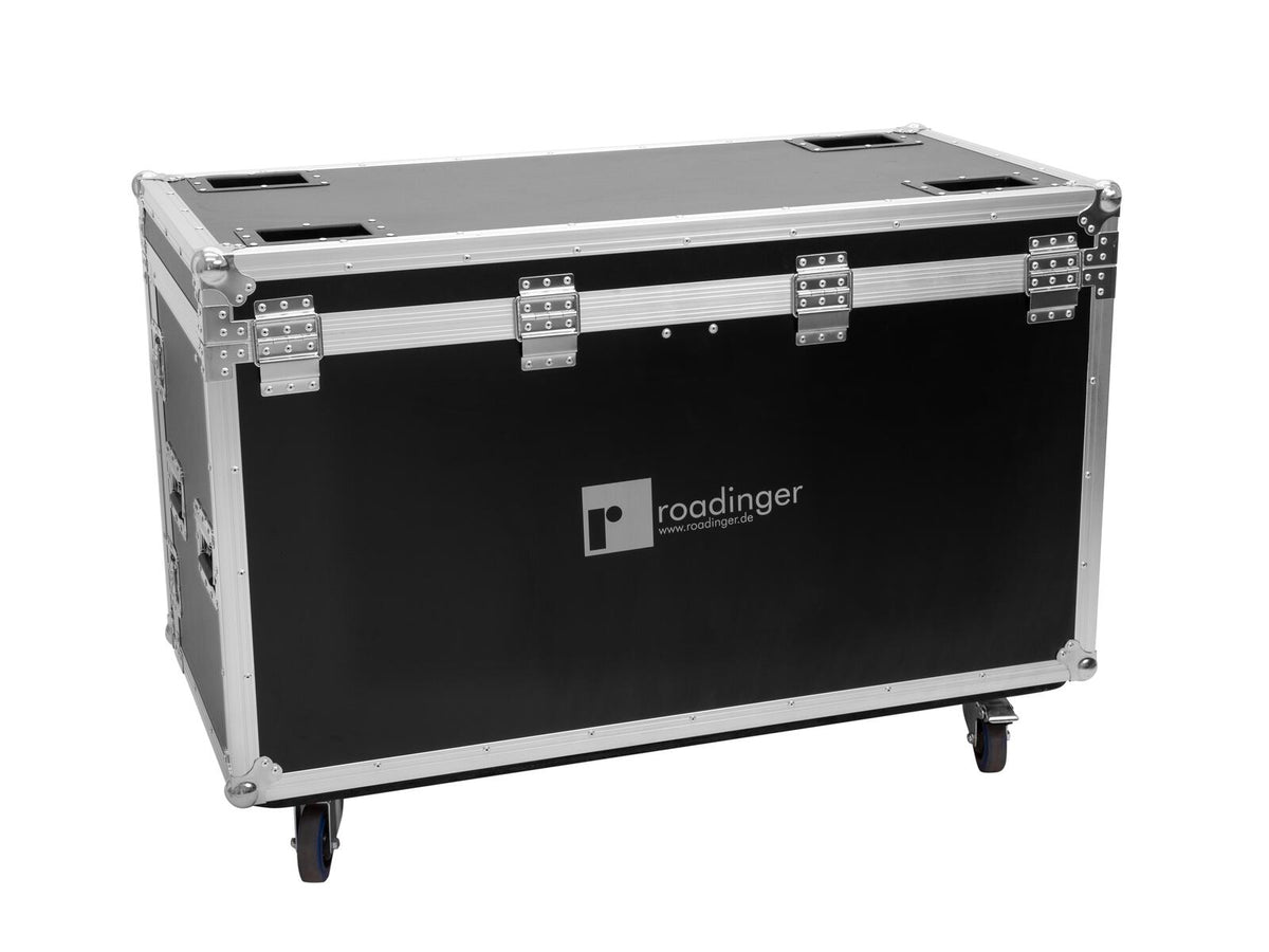 Roadinger Flightcase 2x DMH-640 mit Rollen – Ansicht 3