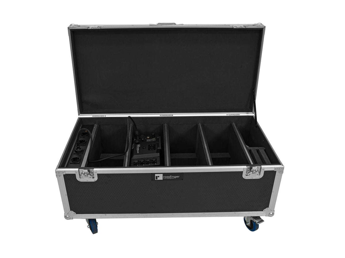 Roadinger Flightcase 4x AKKU Multiflood IP 18x10W RGBW Wash CRMX mit Ladefunktion – Ansicht 5