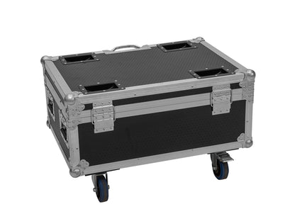 Roadinger Flightcase 6x AKKU IP TL-3 QCL Trusslight CRMX mit Ladefunktion und Rollen – Ansicht 3