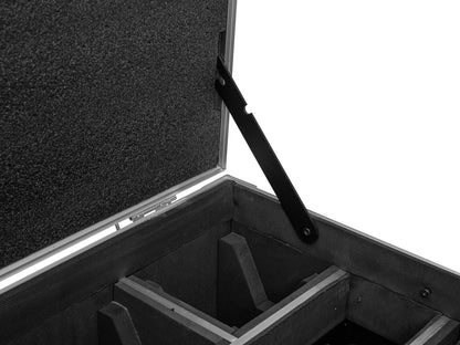 Roadinger Flightcase 6x AKKU IP TL-3 QCL Trusslight CRMX mit Ladefunktion und Rollen – Ansicht 7