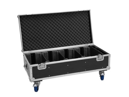 Roadinger Flightcase 4x PLL-576 CW/WW mit Rollen