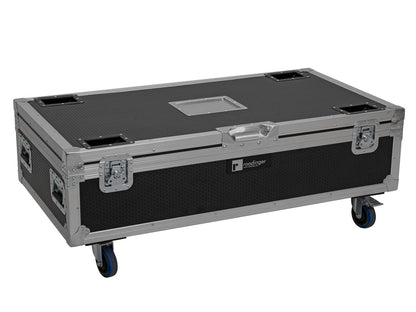 Roadinger Flightcase 8x AKKU IP Pixel Tube 360° PRO CRMX mit Ladefunktion und Rollen – Ansicht 2