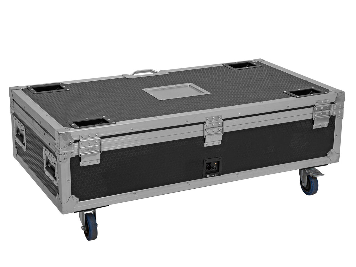 Roadinger Flightcase 8x AKKU IP Pixel Tube 360° PRO CRMX mit Ladefunktion und Rollen – Ansicht 3