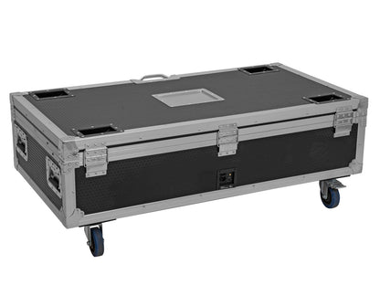 Roadinger Flightcase 8x AKKU IP Pixel Tube 360° PRO CRMX mit Ladefunktion und Rollen – Ansicht 3