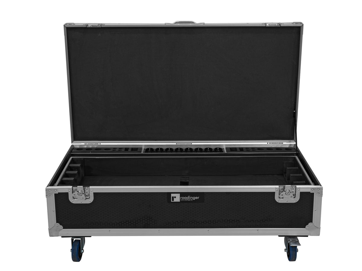 Roadinger Flightcase 8x AKKU IP Pixel Tube 360° PRO CRMX mit Ladefunktion und Rollen – Ansicht 4