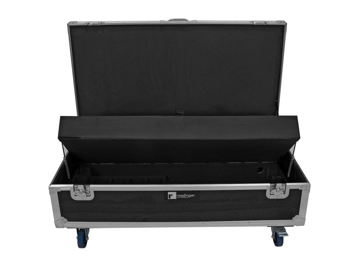 Roadinger Flightcase 8x AKKU IP Pixel Tube 360° PRO CRMX mit Ladefunktion und Rollen – Ansicht 5