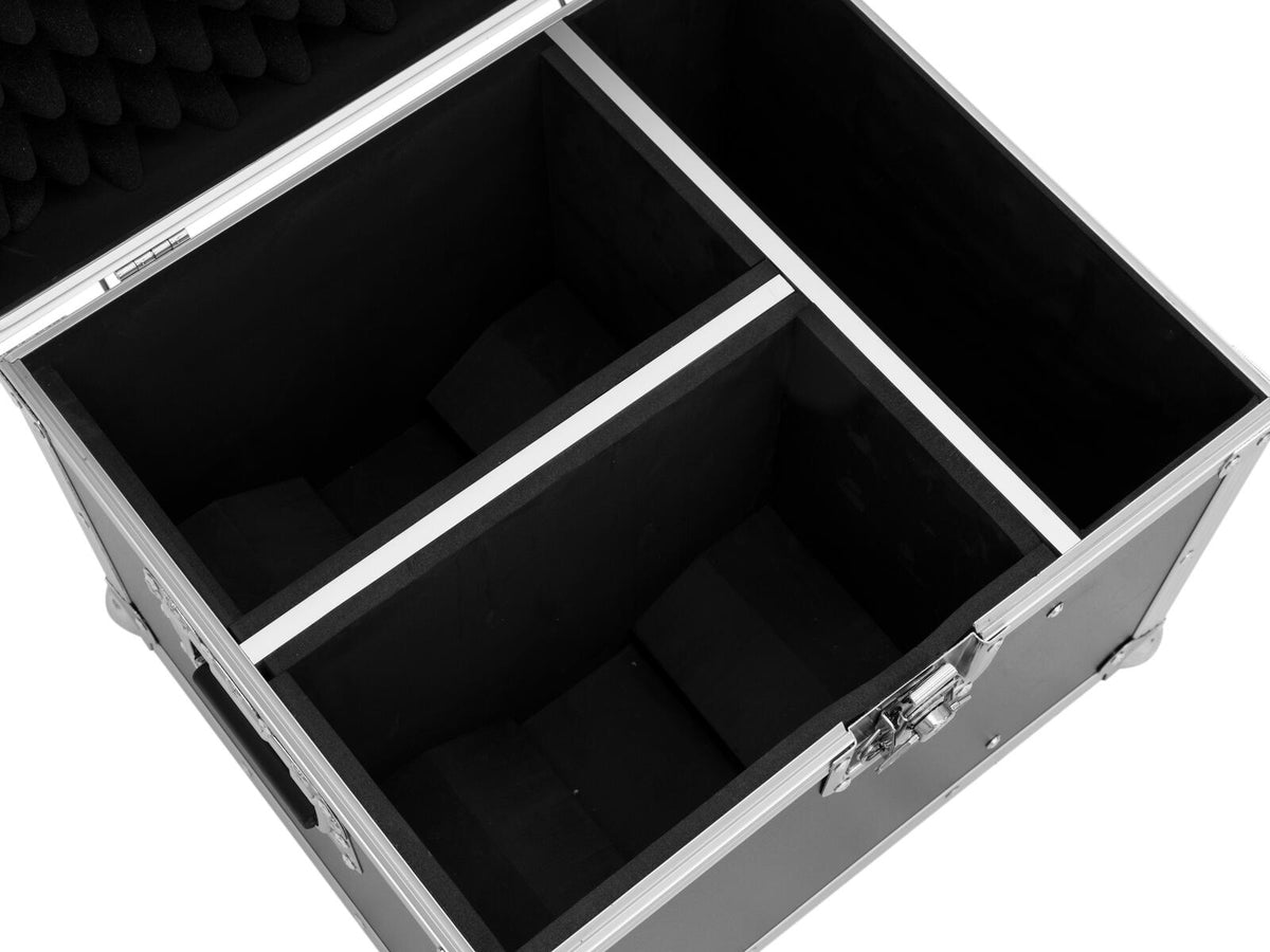 Roadinger Flightcase 2 x CAT-80 Strahleneffekt – Ansicht 4