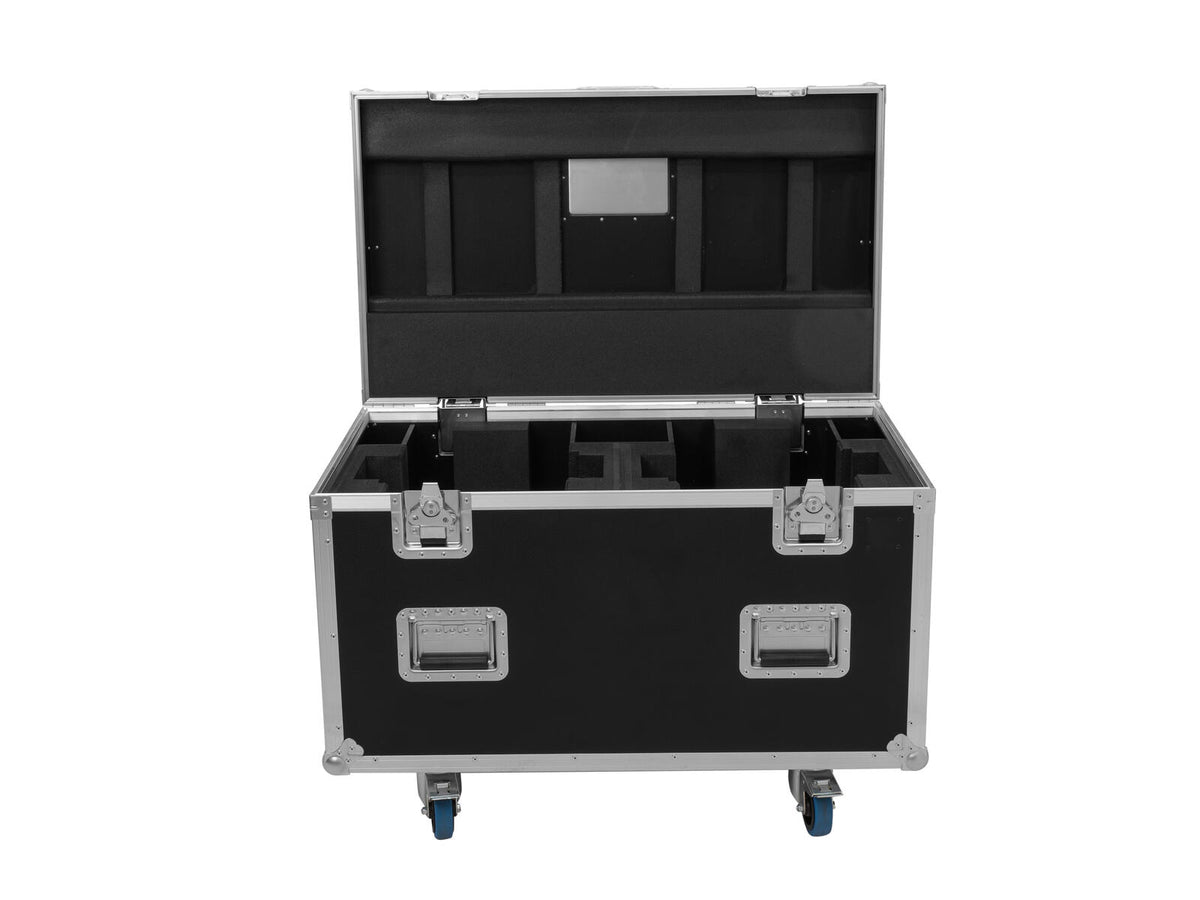 Roadinger Flightcase Highline 2x DMH-380 mit Rollen – Ansicht 4
