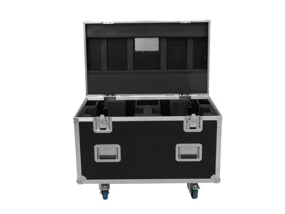 Roadinger Flightcase Highline 2x DMH-380 mit Rollen – Ansicht 4