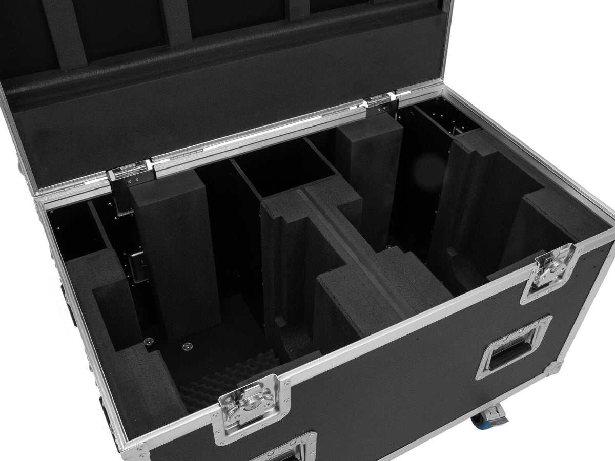 Roadinger Flightcase Highline 2x DMH-380 mit Rollen – Ansicht 5