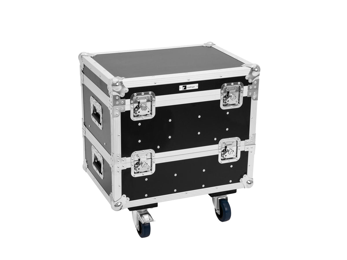 Roadinger Flightcase 8x IP PIX Strobe RGB CW+WW mit Rollen – Ansicht 2