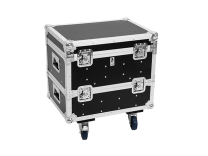 Roadinger Flightcase 8x IP PIX Strobe RGB CW+WW mit Rollen – Ansicht 3