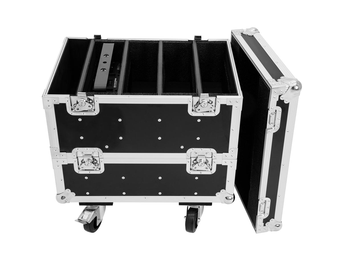 Roadinger Flightcase 8x IP PIX Strobe RGB CW+WW mit Rollen – Ansicht 6