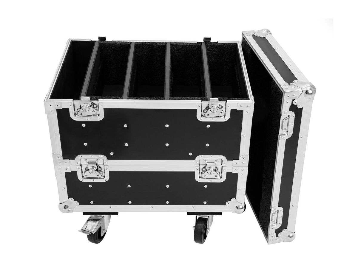 Roadinger Flightcase 8x IP PIX Strobe RGB CW+WW mit Rollen – Ansicht 7