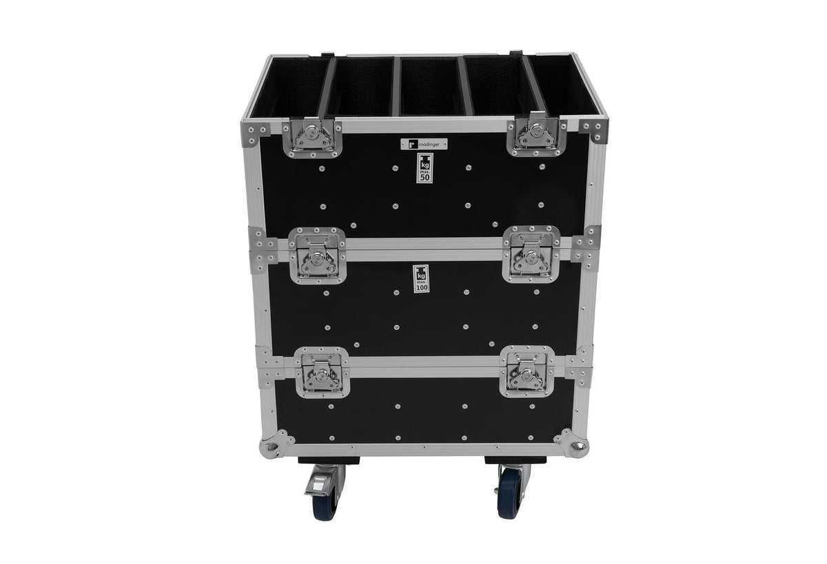 Roadinger Flightcase 8x IP PIX Strobe RGB CW+WW mit Rollen – Ansicht 8