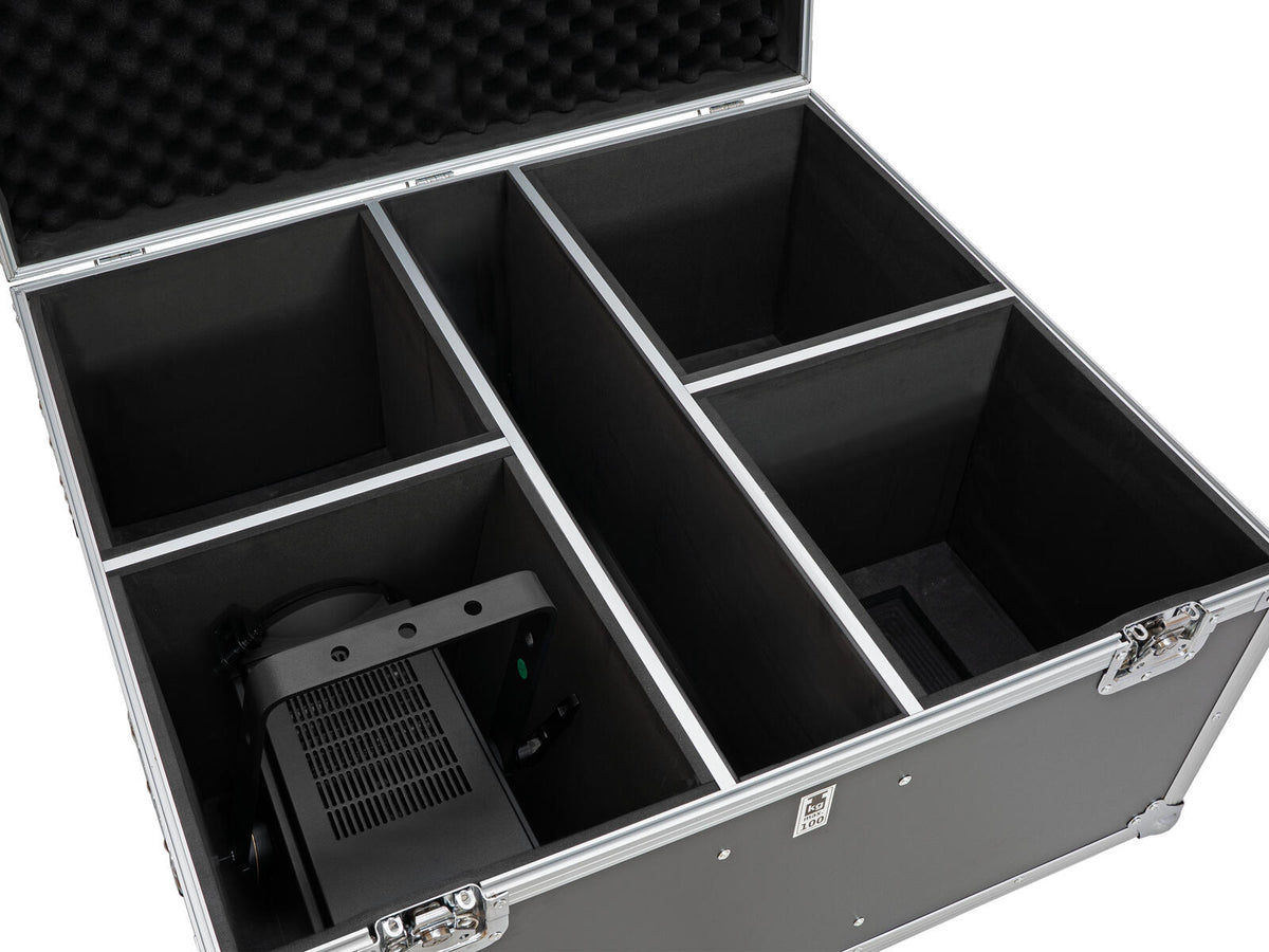 Roadinger Flightcase 4x THA-100F MK3 mit Rollen – Ansicht 5