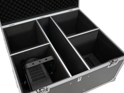 Roadinger Flightcase 4x THA-100F MK3 mit Rollen – Ansicht 5