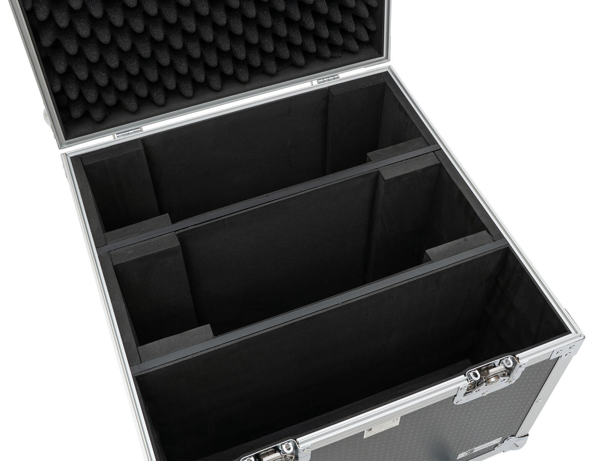Roadinger Flightcase PRO 2x IP Mega SWING mit Rollen – Ansicht 4