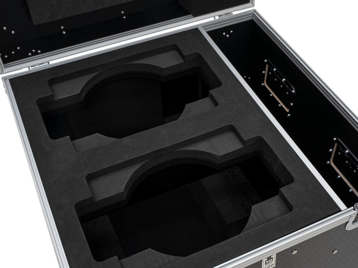 Roadinger Flightcase PRO 2x IP TMH-W285 mit Rollen – Ansicht 4