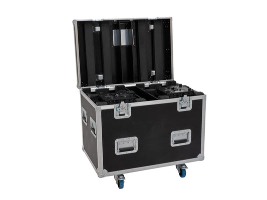 Roadinger Flightcase HIGHLINE 4x LED IP TMH-S250/B250, mit Rollen