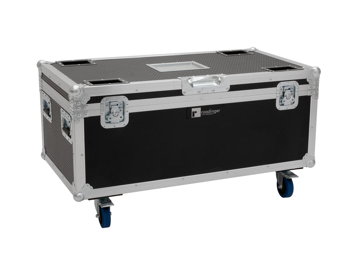 Roadinger Flightcase 4x Multiflood IP 18x10W RGBW Wash CRMX, mit Rollen MK2 – Ansicht 2